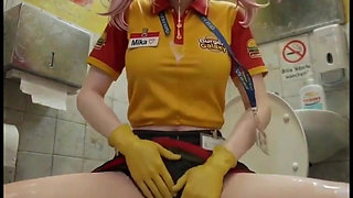 Hot Fast Food Girl, Ready for Fun