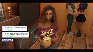 Elmwood University - Kissing the Hot Black Girl at the College Party