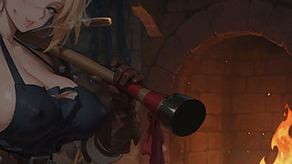 Isekai: Waifu Overlord Gameplay Part 14 - Unlocked 3 H-scenes of Liz