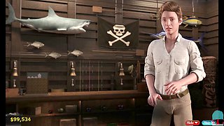 Milf roleplay in the treasure of Nadia visual novel