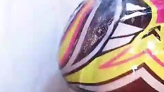 All-natural bang-out , uncensored, sexyrita having joy in shower with ginormous schlong ,BIG BLACK COCK cougar