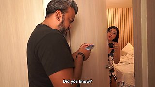 Big ass stepmom ends up fucking her stepson on the sly while sharing a bedroom - Blowjob