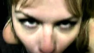 Blowjob cumshot whore gargles pov bukkake fetish cum