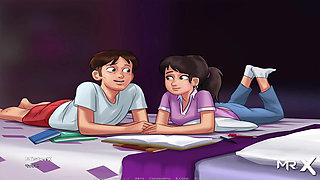 SummertimeSaga - Girlfriend Secretly Invited To Her Home E1