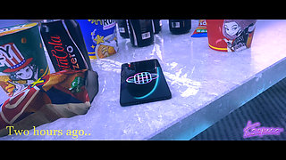 Horny Slut Try To Suck Two Cocks Same Time ( Huntrx's Game )