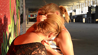 Faceslapping mega slaps - I fight for my place - Domina Mikaela Wolf & slave Natasha Grof