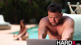 Seths Massive Cock Pounds Rissa Mays Phat Ass and Summer Luvs Juicy Pussy Pool