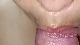 Blowjob Housewife Close-up, Asian Woman with Working Mouth and Hands