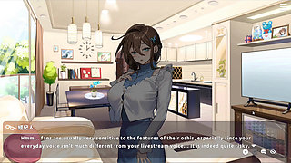 Hentai Game - Married Woman Cosplays Her Vtuber at Event & Has Sex - V-Lover