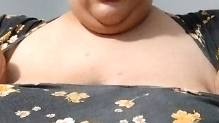 Playing with My Big Titties & Licking My Nipples!