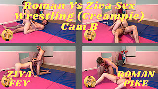 Roman Vs Ziva Sex Wrestling (Creampie) Cam B 4K - FAPHOUSE TRAILER