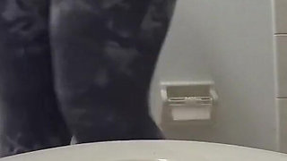 Desperate for a Pee Pissing in the Toilet POV