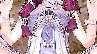 Genshin Impact - Columbina Outdoor Sex - Hentai 3D Animation