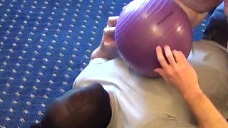 Savannah Plays with Balls