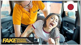 Rae Lil Black Takes The Instructors Big Cock In Her Tight Japanese Pussy