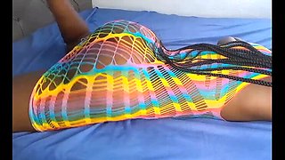 Ebony Stepmom Takes It Doggy Style From Her Stepson