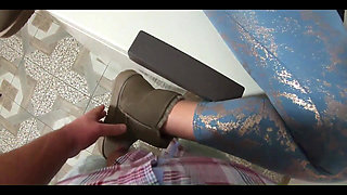 Cum-stained Downjacket & Rough Fuck Facefuck, Anal Fingering & Messy Finish