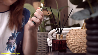 Her Tight Teen Ass Gets Destroyed by a Nuru Massage