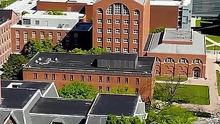 College Roommates Laya Rae and Sherrie Moon Share a Big Cock on Campus