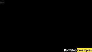 Amateur MILF Squats on His Cock for a Messy Creampie - Post Orgasm Riding & Cum Dripping