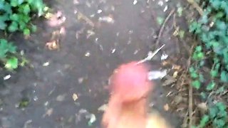 Outdoor Handjob Fun with Horny Amateurs in the Park