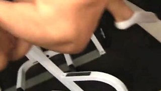 Hot Blonde Fucks Her Gym Trainer - Deep Throat & Cum in Mouth