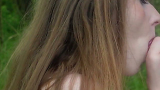 Outdoor Blowjob with Facial Cumshot