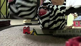Jess West - Gaintess Destroys Village FemDom