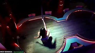 Homemade Latina Coworker Blowjob - Cum in Mouth & Topless Dance