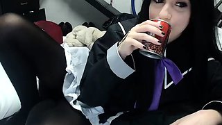 Teen brunette from get fuck on webcam