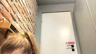 Masturbate in the Public Toilet