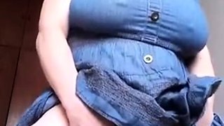 Big Tits Milf Fucks Her Hairy Pussy
