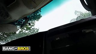 Bangbros - harper hill’s round bootie and blonde hair make for an never-to-be-forgotten bang bus rail