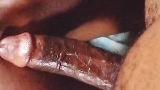 Pussy and Dick in Door Sex Play