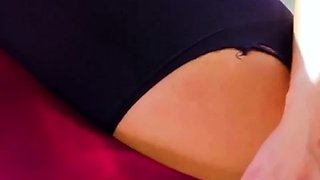 Busty brunette bitch with big boobs