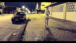 Gabbie Luna Public Blowjob - Amateur Latina Teen 18 Gives Free Street BJ