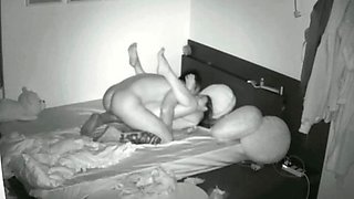 Small titted brunette teen fingering on the bed