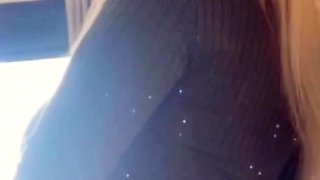 amateur little izzi flashing ass on live webcam