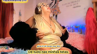 Steaming Hot JOI with Brazilian MILF BBW Goddess in Gold