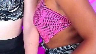 Clitoral Licking with Vibrator in the Pussy: Double Lesbian Stimulation