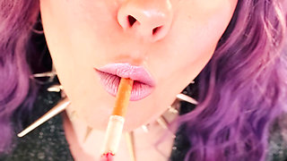 All Dangles From You Smoking Queen, Tina Snua! Close Up With Lots Of Smoke!