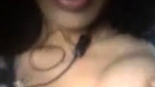 Skinny Asian Girl on a Video Call