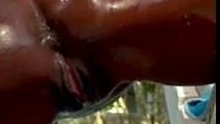 Hot Black Maid Does Some Webcam Black and Ebony