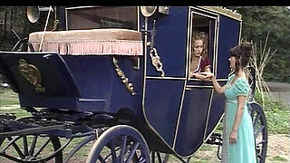 Tears Streaming Blonde Gets Pussy Devoured in Steamy Threesome