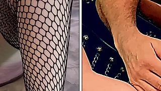 Granny Marilyn: Bwc Dildo Masturbating, Missionary Fucked Old Hollywood Housewife