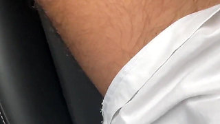 Sloppy Handjob in a Car in Supermarket Parking Lot