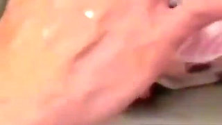 Stepmom in the Kitchen Is Watched Suddenly Saw Her Stepson's Cock and...