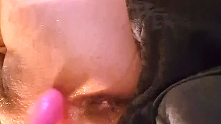 Trying my girls dildo