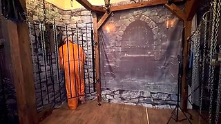 Part 2 Governess Femdom: Piggy Slave Cock Spanked & Humiliated in BDSM Dungeon