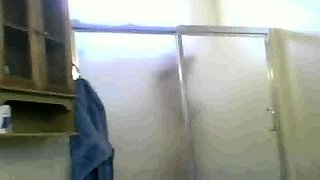 Mexican Aunt Maria spied on in the shower